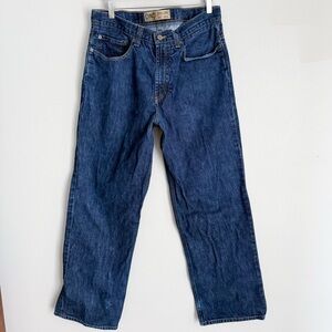 Vtg Y2K Old Navy baggy extra loose skater jeans dark wash size 34